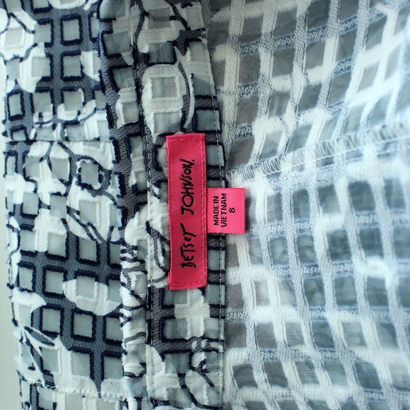 NWT Betsy Johnson Mini Dropwaist Shirt Dress Size US 8 - Picture 9 of 12